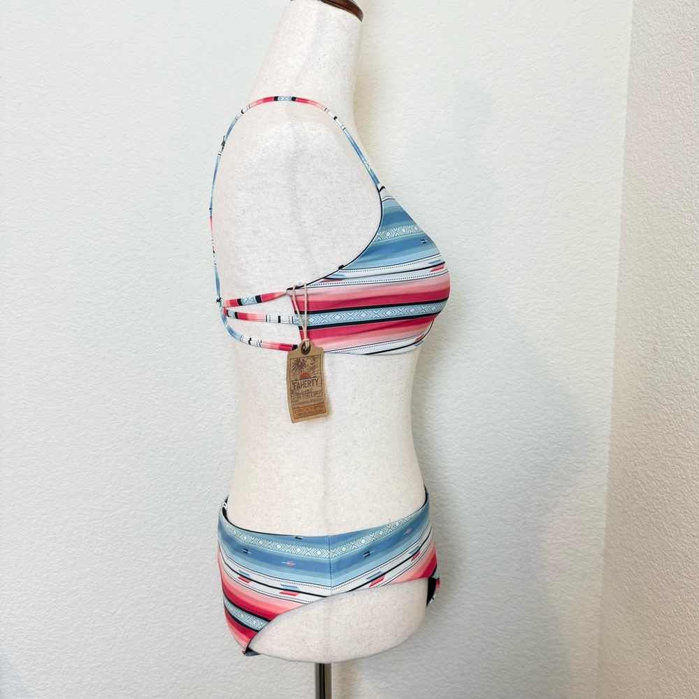 Faherty Multicolor Striped Bikini - image 7